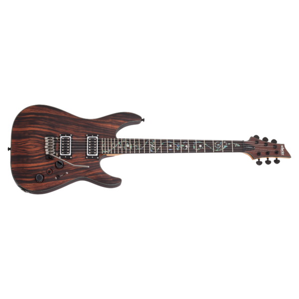 Schecter C-1 Exotic Ebony Electric Guitar - Natural Satin