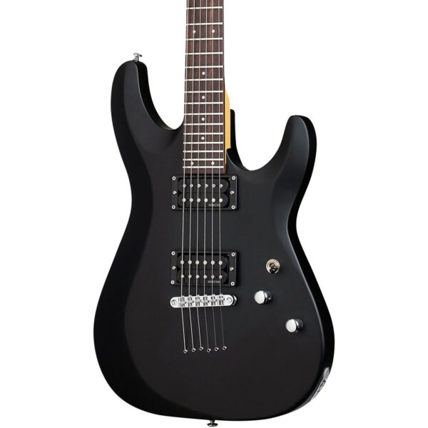 Schecter C-6 Deluxe Satin Black Electric Guitar Rosewood FB