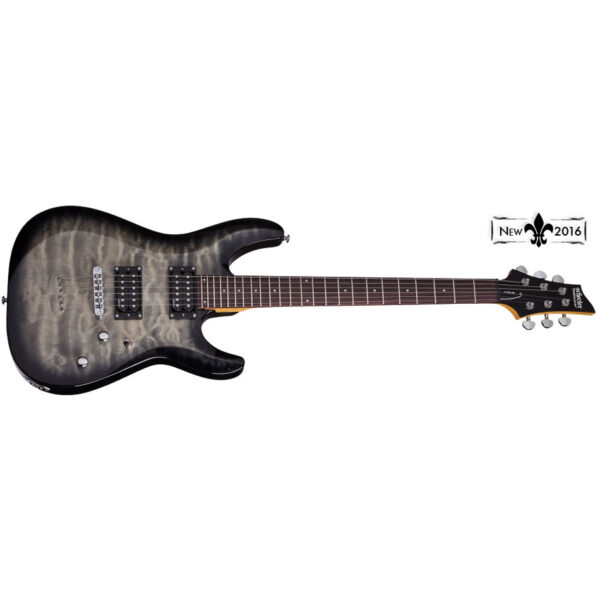 Schecter C-6 Plus Electric Guitar - Charcoal Burst, Rosewood