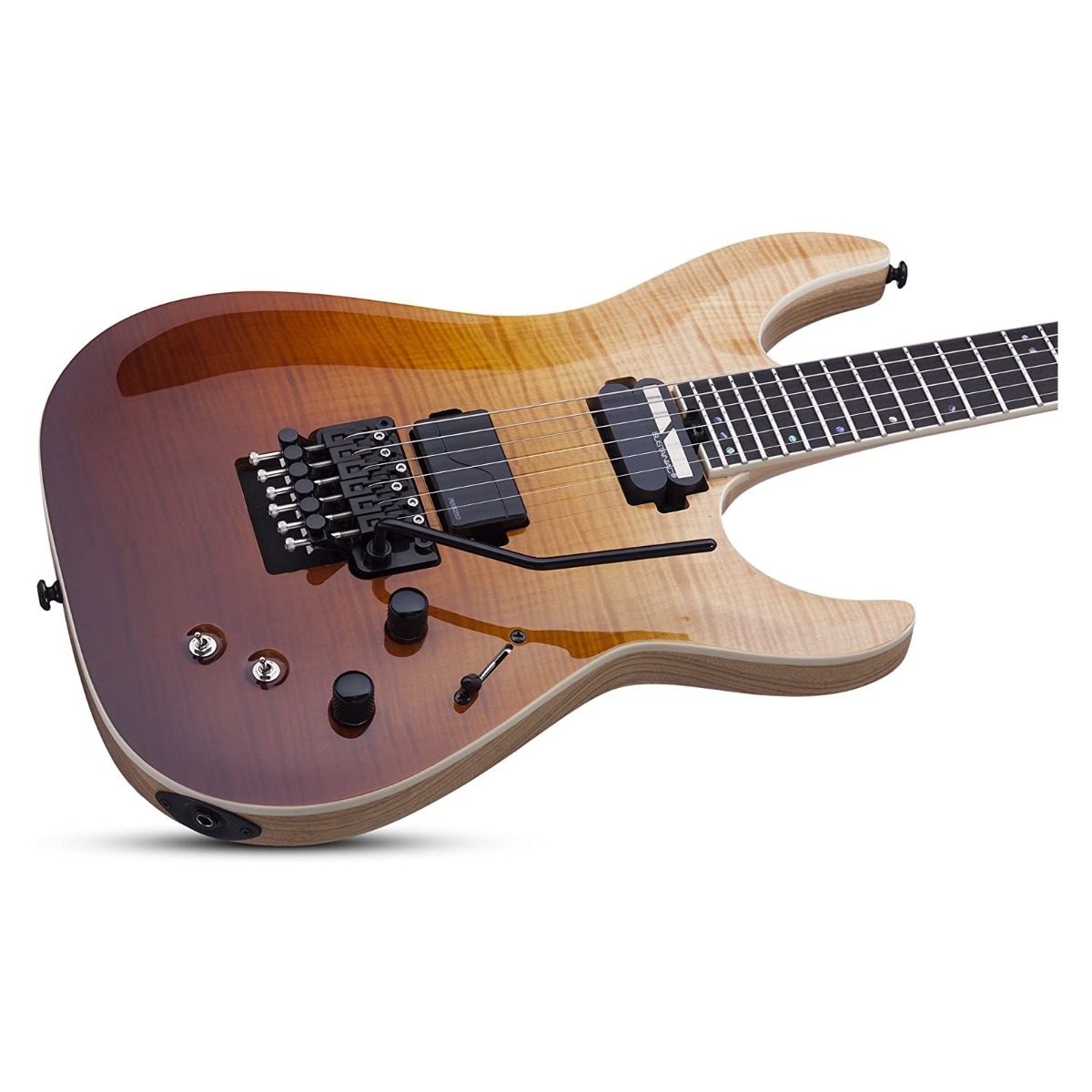 Schecter C-1 FR-S SLS Elite Electric Guitar - Antique Fade Burst - Image 3