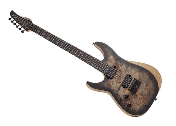 Schecter Reaper-6 FR T Left-Handed Electric, Satin Charcoal Burst