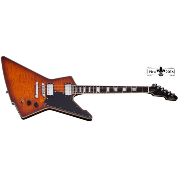 Schecter E-1 Custom Special Edition - Vintage Sunburst Ebony