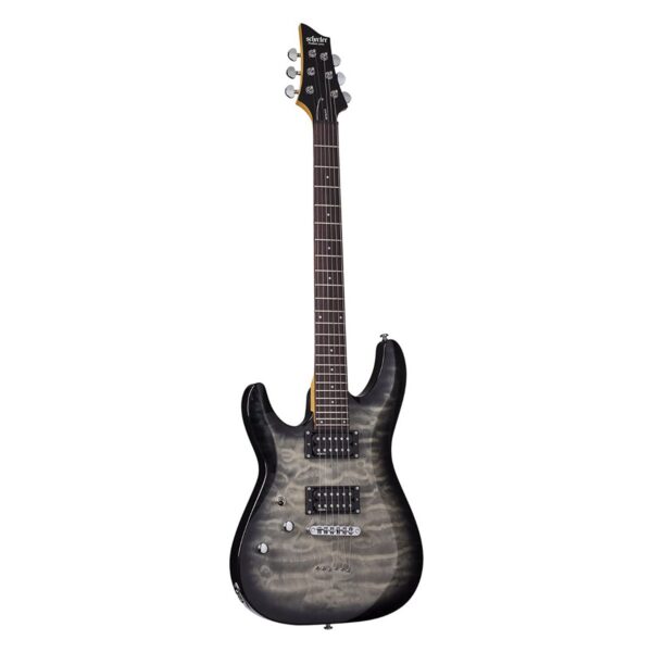 Schecter C-6 Plus Left-Handed Guitar - Charcoal Burst