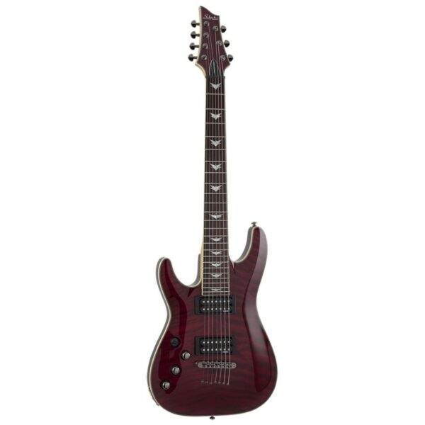 Schecter Omen Extreme-7 Left-Handed Electric, Black Cherry