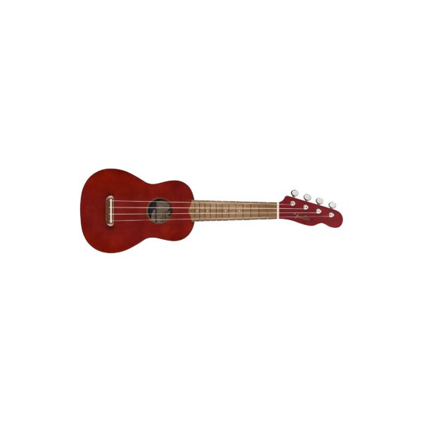Fender Venice Soprano Uke, Walnut Board, Cherry