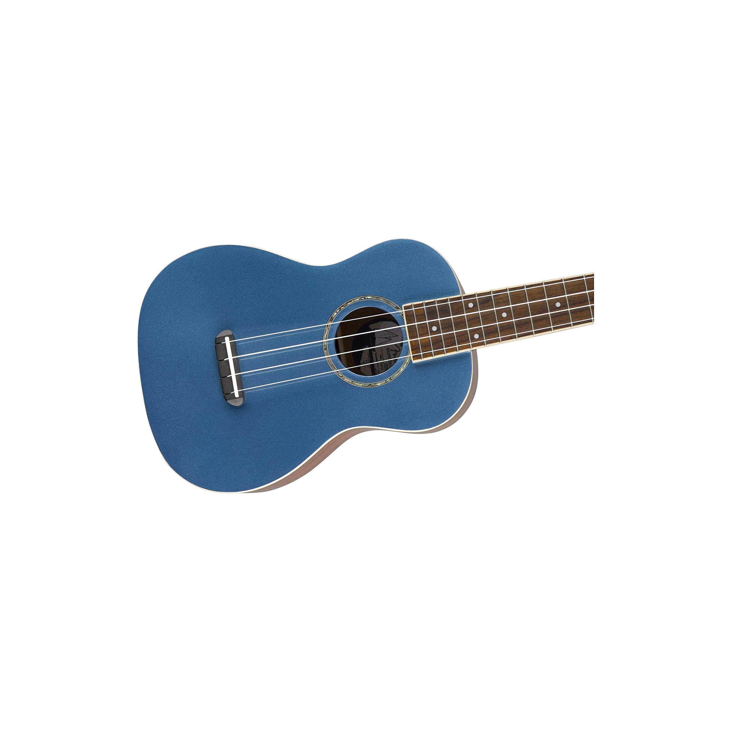 Fender Zuma Classic Concert Uke - Lake Placid Blue - Image 3