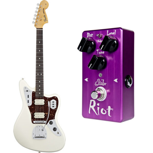 Fender Classic Player Jaguar HH RW + Suhr Riot Bundle