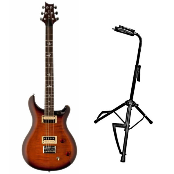 PRS SE 277 Baritone, Tobacco Sunburst + Goby Guitar Stand